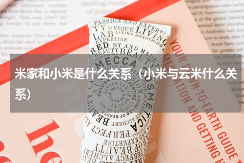 米家和小米是什么关系（小米与云米什么关系）