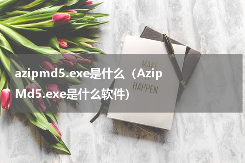 azipmd5.exe是什么（AzipMd5.exe是什么软件）
