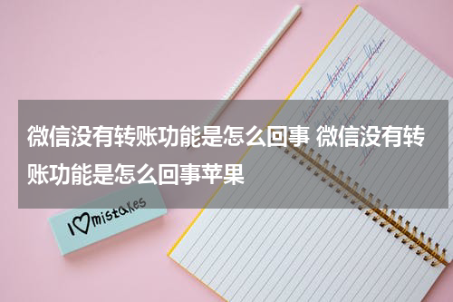 微信没有转账功能是怎么回事 微信没有转账功能是怎么回事苹果