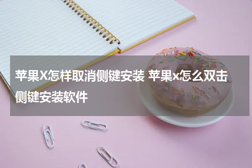 苹果X怎样取消侧键安装 苹果x怎么双击侧键安装软件