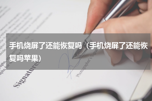 手机烧屏了还能恢复吗（手机烧屏了还能恢复吗苹果）