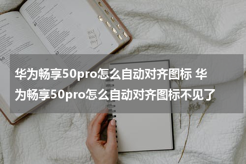 华为畅享50pro怎么自动对齐图标 华为畅享50pro怎么自动对齐图标不见了