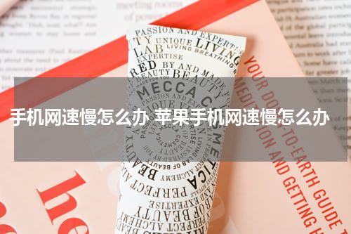 手机网速慢怎么办 苹果手机网速慢怎么办