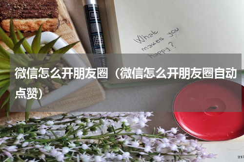 微信怎么开朋友圈（微信怎么开朋友圈自动点赞）