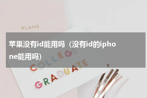 苹果没有id能用吗（没有id的iphone能用吗）