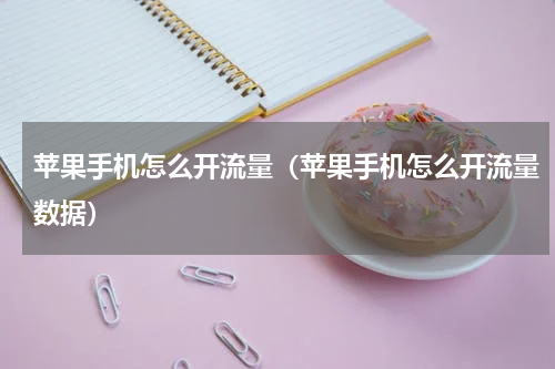 苹果手机怎么开流量（苹果手机怎么开流量数据）