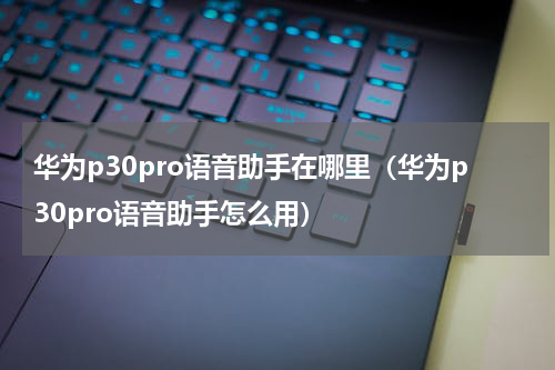华为p30pro语音助手在哪里（华为p30pro语音助手怎么用）