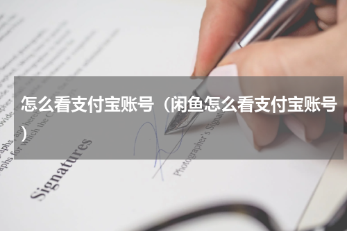 怎么看支付宝账号（闲鱼怎么看支付宝账号）