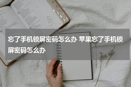 忘了手机锁屏密码怎么办 苹果忘了手机锁屏密码怎么办