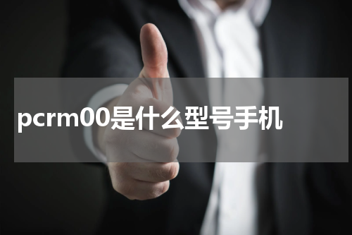 pcrm00是什么型号手机