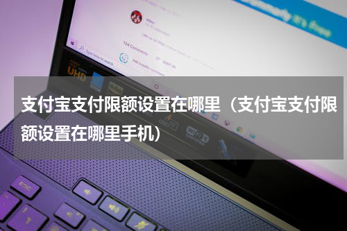 支付宝支付限额设置在哪里（支付宝支付限额设置在哪里手机）