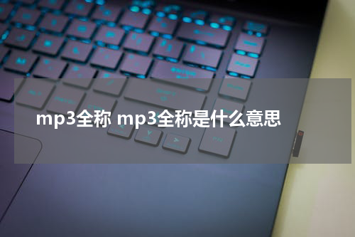 mp3全称 mp3全称是什么意思