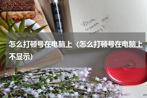 怎么打顿号在电脑上（怎么打顿号在电脑上不显示）