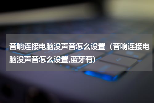 音响连接电脑没声音怎么设置（音响连接电脑没声音怎么设置,蓝牙有）