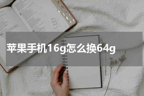 苹果手机16g怎么换64g