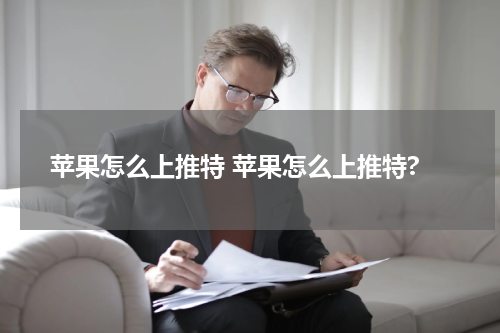 苹果怎么上推特 苹果怎么上推特?