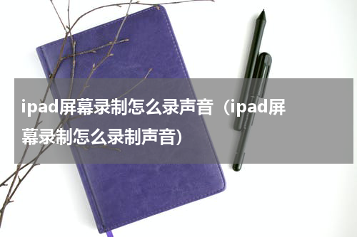 ipad屏幕录制怎么录声音（ipad屏幕录制怎么录制声音）