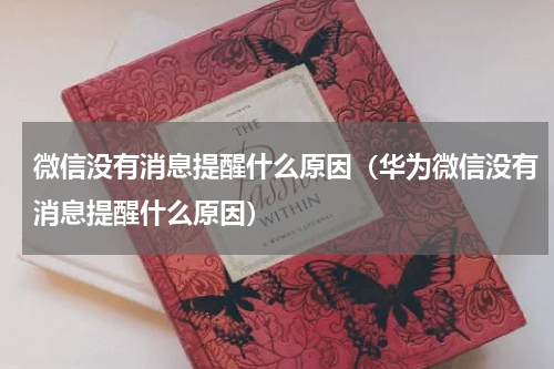 微信没有消息提醒什么原因（华为微信没有消息提醒什么原因）