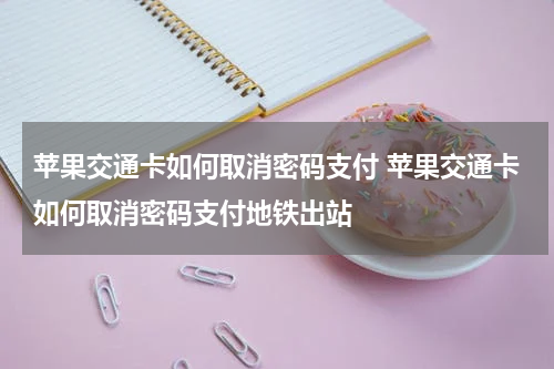 苹果交通卡如何取消密码支付 苹果交通卡如何取消密码支付地铁出站