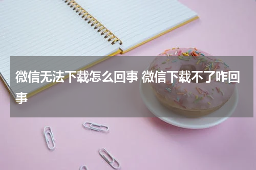 微信无法下载怎么回事 微信下载不了咋回事