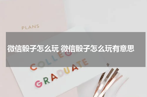 微信骰子怎么玩 微信骰子怎么玩有意思