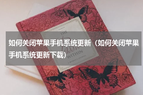 如何关闭苹果手机系统更新（如何关闭苹果手机系统更新下载）