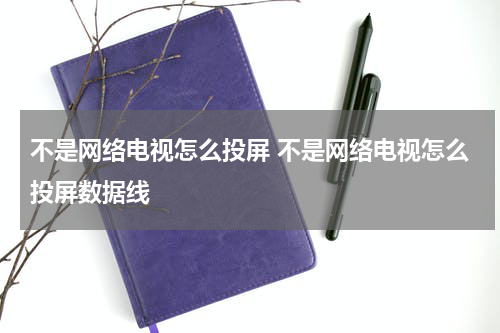 不是网络电视怎么投屏 不是网络电视怎么投屏数据线