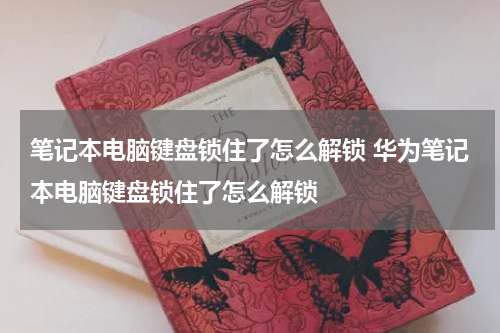 笔记本电脑键盘锁住了怎么解锁 华为笔记本电脑键盘锁住了怎么解锁