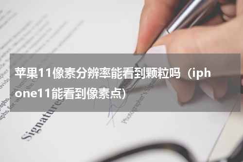 苹果11像素分辨率能看到颗粒吗（iphone11能看到像素点）