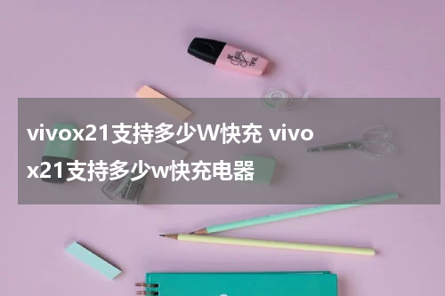 vivox21支持多少W快充 vivox21支持多少w快充电器