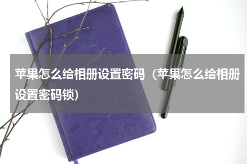 苹果怎么给相册设置密码（苹果怎么给相册设置密码锁）
