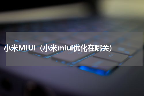 小米MIUI（小米miui优化在哪关）