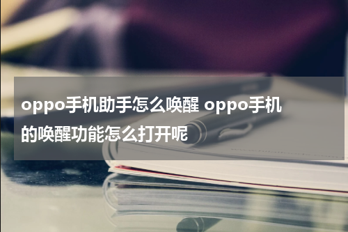 oppo手机助手怎么唤醒 oppo手机的唤醒功能怎么打开呢