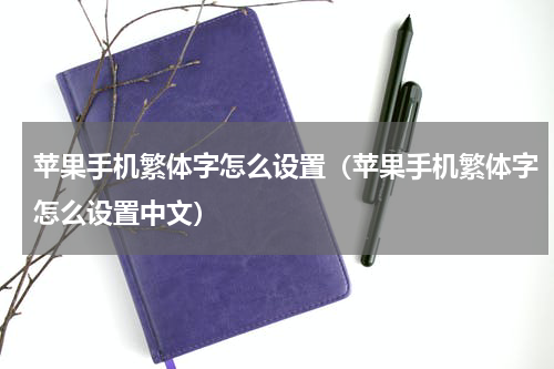 苹果手机繁体字怎么设置（苹果手机繁体字怎么设置中文）