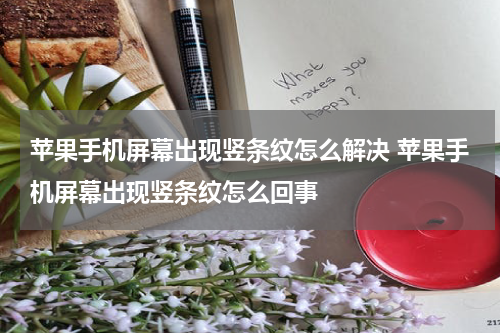 苹果手机屏幕出现竖条纹怎么解决 苹果手机屏幕出现竖条纹怎么回事