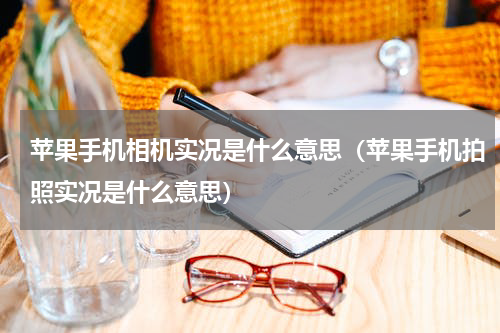 苹果手机相机实况是什么意思（苹果手机拍照实况是什么意思）