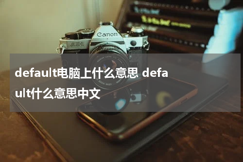 default电脑上什么意思 default什么意思中文