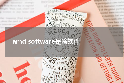 amd software是啥软件