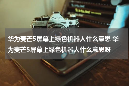 华为麦芒5屏幕上绿色机器人什么意思 华为麦芒5屏幕上绿色机器人什么意思呀