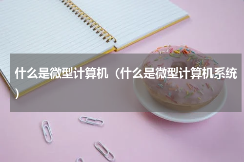 什么是微型计算机（什么是微型计算机系统）