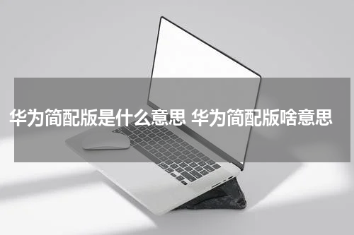 华为简配版是什么意思 华为简配版啥意思