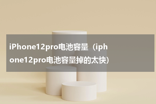 iPhone12pro电池容量（iphone12pro电池容量掉的太快）