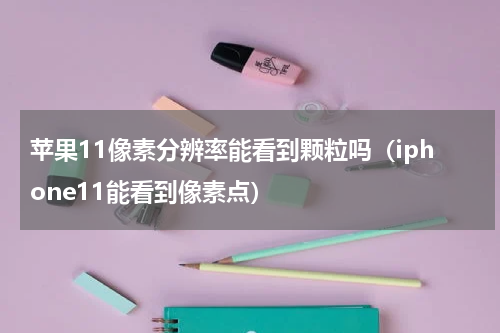 苹果11像素分辨率能看到颗粒吗（iphone11能看到像素点）