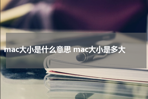 mac大小是什么意思 mac大小是多大