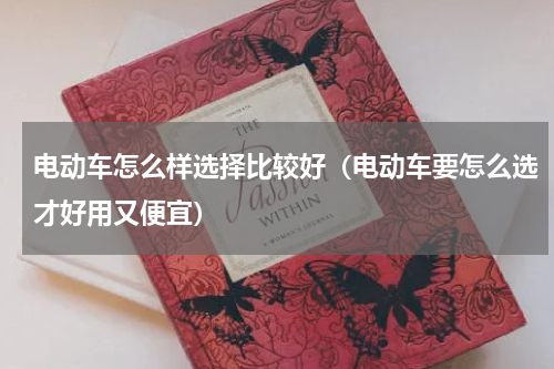 电动车怎么样选择比较好（电动车要怎么选才好用又便宜）