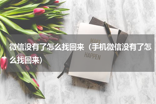微信没有了怎么找回来（手机微信没有了怎么找回来）