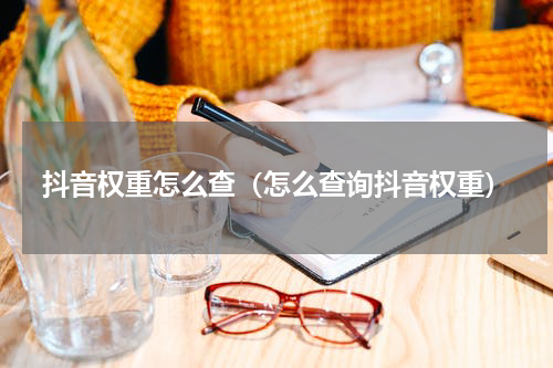 抖音权重怎么查（怎么查询抖音权重）