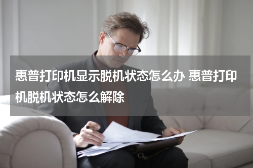 惠普打印机显示脱机状态怎么办 惠普打印机脱机状态怎么解除