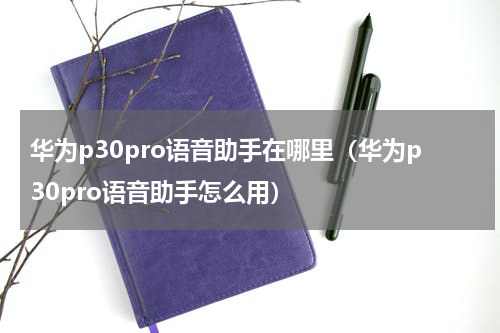 华为p30pro语音助手在哪里（华为p30pro语音助手怎么用）