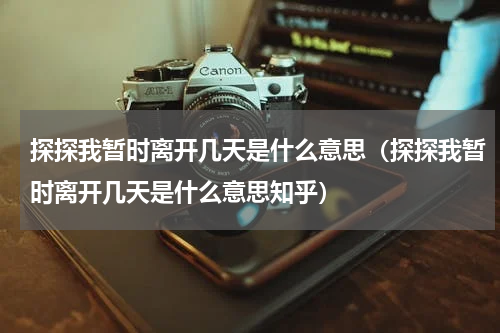 探探我暂时离开几天是什么意思（探探我暂时离开几天是什么意思知乎）